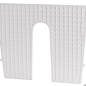 Stern protection plate white 430x350 mm