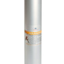 Fabbricate in alluminio anodizzato. La colonna si avvita sulla base con ingegnoso sistema "Thread lock" estremamente stabile. La base si fissa al pagliolo senza incasso, con una sporgenza di soli 20 mm.