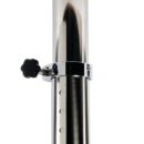 Regolabile in altezza, in acciaio inox. E’ molto robusto e funzionale. Adatto come supporto per tavolo o gamba sedili.