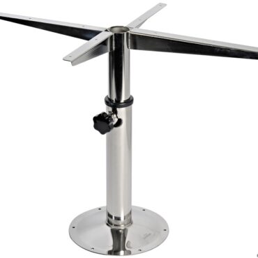 In acciaio inox lucidato a specchio per tavoli.