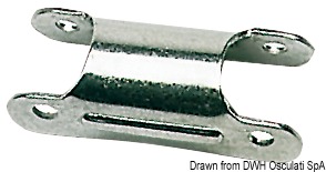 In acciaio inox per scalette, fornite senza bulloni.