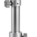 Fabbricata in alluminio anodizzato.Base ad incasso con coperchio di finitura.