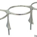 In acciaio inox AISI 316 lucidato a specchio.