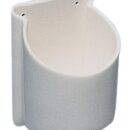 In PVC morbido bianco, universale.