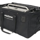 Fabbricati in resistente tessuto poliestere imbottito permettono di conservare e trasportare comodamente i grill MAGMA con tutti i loro accessori.