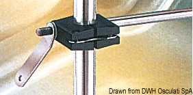 Support f.MAGMA barbecue pulpit tube Ø 22/25 mm