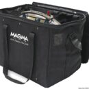 Fabbricati in resistente tessuto poliestere imbottito permettono di conservare e trasportare comodamente i grill MAGMA con tutti i loro accessori.