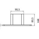 Completi di boccole in nylon antifrizione. Finitura accurata. Tubi con anodizzazione a specchio. Base Ø 230 mm.