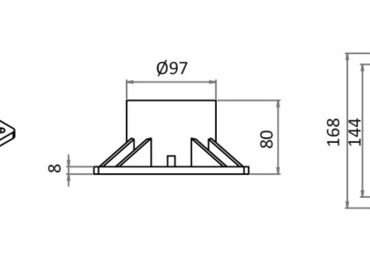 Completi di boccole in nylon antifrizione. Finitura accurata. Tubi con anodizzazione a specchio. Base Ø 230 mm.