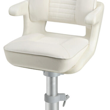 In polietilene rotazionale bianco, predisposto per il fissaggio sui piedi sedile presenti nel nostro catalogo. Completa di 8 inserti in ottone filettati per fissaggio colonne e slitte.