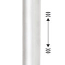 Regolabile in altezza tramite molla a gas. Dotato di sistema di ammortizzatore interno (Shock Absorber) per assorbire l'impatto della barca con le onde.Estraibile dalla base Ø 228 mm. Tubi alluminio anodizzato. Testa in nylon/fibra di vetro con foratura universale.