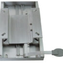 Da fissare su piano, In alluminio anodizzato. Si può abbinare alle basi girevoli tipo 48.648.03.