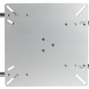 Da applicare sotto la piastra tavolo 48.720.01 e 48.720.03 (già predisposta). Slitte in alluminio anodizzato, supporti e cilindri telescopici in acciaio inox 316 lucidato a specchio.