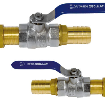 Composto da una presa a mare, scarico a mare, 2 portagomma, 2 saracinesche a sfera.