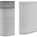 Toilette portatile che non necessita di essere connessa ad un impianto, caratterizzata da un design rivoluzionario, elevata qualità dei componenti e funzionalità.La toilette è formata da 2 sezioni: la superiore con l'acqua pulita per lo scarico e quella inferiore con il serbatoio di raccolta.Colore bianco e grigio.