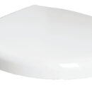 Coprisedili adatti alle diverse generazioni di wc elettrici Tecma, colore bianco, provvisti di sistema di chiusura frizionata.Sono disponibili in due versioni:A) con anima in legno ricoperta di poliestere e cerniere in acciaio inox;B) in plastica termoindurente (versione leggera che nasconde il sedile).