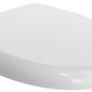 Coprisedili adatti alle diverse generazioni di wc elettrici Tecma, colore bianco, provvisti di sistema di chiusura frizionata.Sono disponibili in due versioni:A) con anima in legno ricoperta di poliestere e cerniere in acciaio inox;B) in plastica termoindurente (versione leggera che nasconde il sedile).