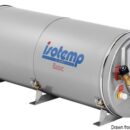 Serbatoio interno, serpentina e involucro esterno in acciaio inox. Il serbatoio é garantito 5 anni contro le perdite. Funzionano con una resistenza in rame nichelato da 750 W a 220 V, oppure con scambiatore di calore collegato all’impianto di raffreddamento del motore. La resistenza é posizionata nella parte bassa dello scaldabagno per evitare la stratificazione del calore. Doppio termostato (di sevizio e sicurezza). Valvola di sicurezza a 7 bar. Isolamento in poliuretano espanso. Possibilità di installazione verticale o orizzontale.