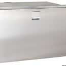 Serie frigo/congelatore a cassetto con apertura frontale e battuta in acciaio inox. Completi di compressore Secop a voltaggio universale 12/24 V.