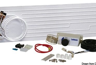 Evaporator plate max 260 l fridge