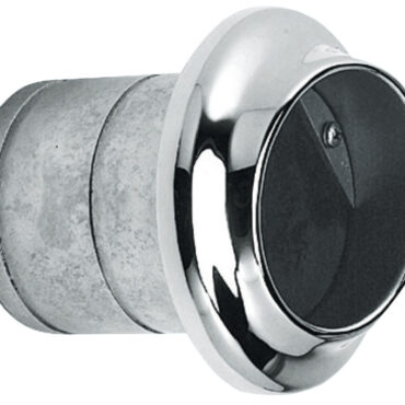 In acciaio inox AISI 316 lucidato a specchio, completi di membrana in gomma anti-riflusso. Fissaggio con 4 prigionieri a scomparsa Ø 6 mm.