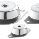 Gomma NBR di alta qualità. Durezza shore 55 +/- 3 , foro femmina.Disponibile sia in acciaio zincato sia in acciaio inox.