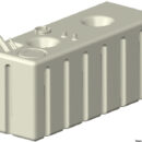 Fabbricato secondo ISO 21487. Certificati RINA - CE. Completo di pescante orientabile in ottone.Flangia protetta a 5 fori tipo VDO per installazione galleggiante (vedi 27.160.xx; 27.161.xx; 27.165.xx).