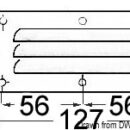 In acciaio inox lucidato.