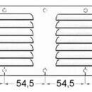 In acciaio inox lucidato.