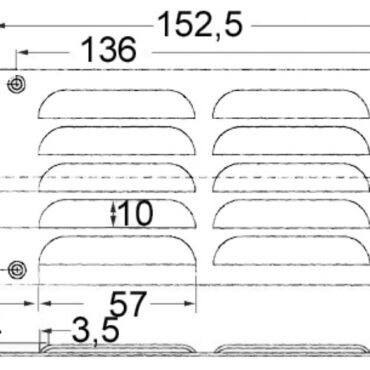 In acciaio inox lucidato.