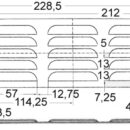 In acciaio inox lucidato.