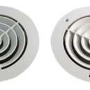 In ABS bianco per distribuzione aria.