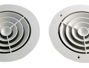 In ABS bianco per distribuzione aria.