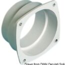 In ABS a doppio diametro. Serve per collegare i tubi aspiratore gas alla paratia.