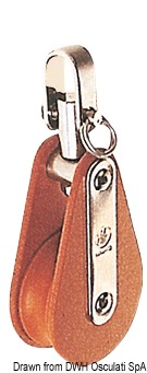 Tufnol HYE block 1 pulley 12x43mm EW