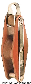 Tufnol HYE block 1 pulley 10x35mm EBH