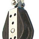 Carcassa in nylon nero più rinforzi in acciaio inox.