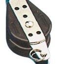 Carcassa in nylon nero più rinforzi in acciaio inox.