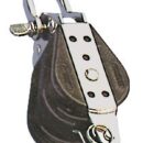 Carcassa in nylon nero più rinforzi in acciaio inox.