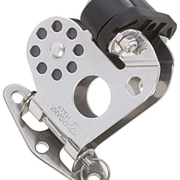 Carcassa in nylon nero più rinforzi in acciaio inox.