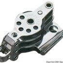 In acciaio inox con puleggia in nylon.