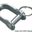 In acciaio inox con puleggia in nylon.