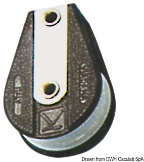 Serie rinforzata, in nylon nero e acciaio inox.