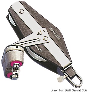 Serie rinforzata, in nylon nero e acciaio inox.