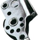 In acciaio inox con puleggia in nylon.