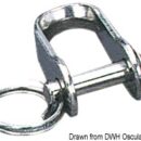 In acciaio inox con puleggia in nylon.