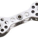 In acciaio inox con puleggia in nylon.