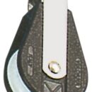 Carcassa in nylon nero più rinforzi in acciaio inox.