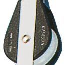 Carcassa in nylon nero più rinforzi in acciaio inox.