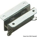 In acciaio inox ad incasso per albero o coperta, puleggia in nylon per drizze tessili.